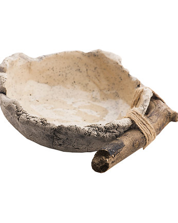 Miska ceramiczna z drewnem, Ceramika SPK