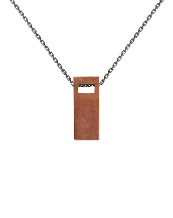 MONOLITH big / copper necklace, Filimoniuk