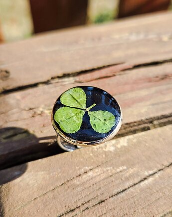 Pierścionek z koniczyną, Figa handmade accessories