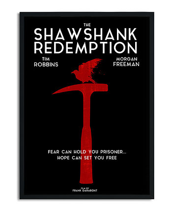 Plakat, grafika Skazani na Shawshank, Bajkowe Obrazki
