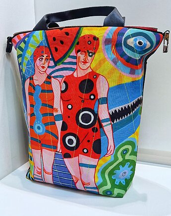 Art MIMA bag UNI & Marcin Painta print, MIMAbags