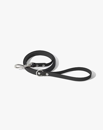 Smycz miejska premium stal nierdzewna - classic black, Tobby