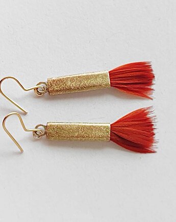 PIÓRKO kolczyki, Katarzyna Kaminska ART