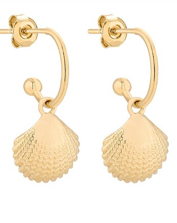 Złote kolczyki z muszelkami, SOTHO