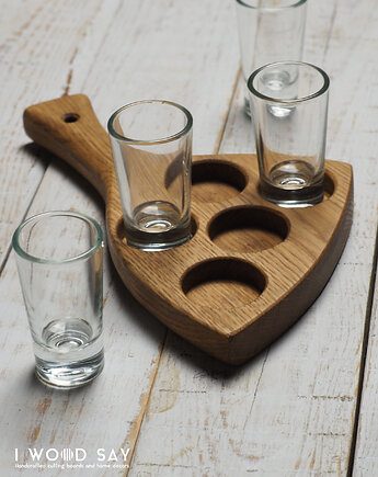Dębowy Pad na 5 shotów, I Wood Say