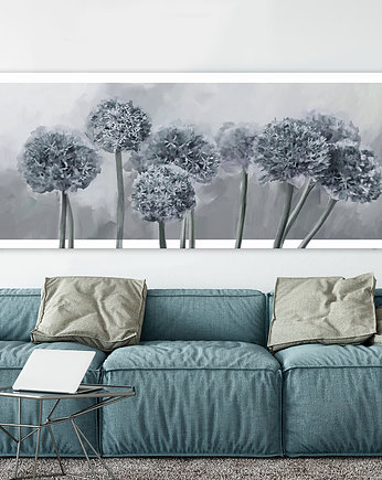 Obraz na płótnie- KWIATY CZOSNKU 150x60cm, NOWdeco