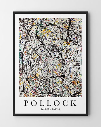 Plakat Pollock Watery Paths, OKAZJE - Prezent na Wesele
