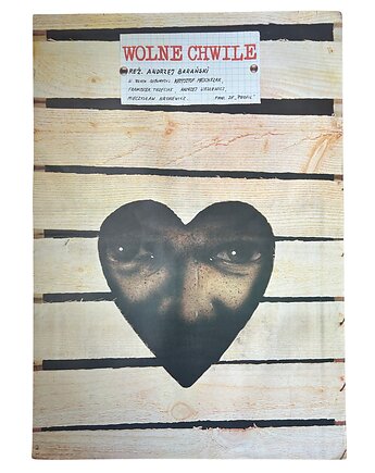 Plakat Filmowy Wolne Chwile (1979) aut. Andrzej Pągowski, RiskyWalls