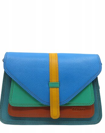 Torebka damska klasyczna elegancka skórzana na ramię pasek OLIVKA, Olivka Warsaw