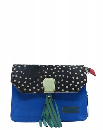 Torebka zamszowa, elegancka, skórzana, zamsz, ozdobny chwost eko OLIVKA, Olivka Warsaw