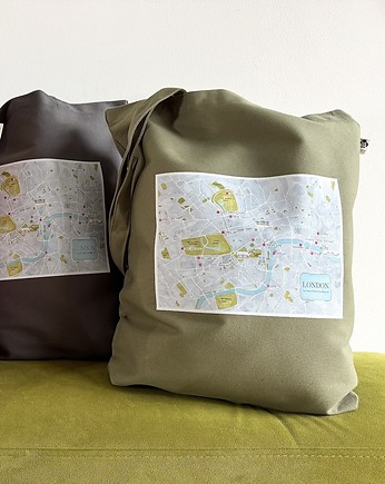 Torba Everyday London - zieleń, Travelling Art