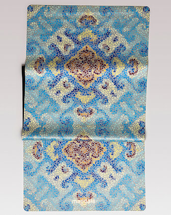 Podróżna  antypoślizgowa mata do jogi TANGER TRAVEL 1mm + torebka, Mandala Yoga