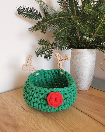 Koszyk renifer na cukierki, Lana Design