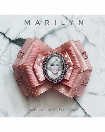 Kolekcja Brosz z Marilyn Monroe NOWOŚĆ Ikona Stylu, Pudrowy Różowy
