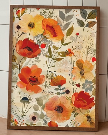 Plakat - Boho garden 1, Harry Monkey