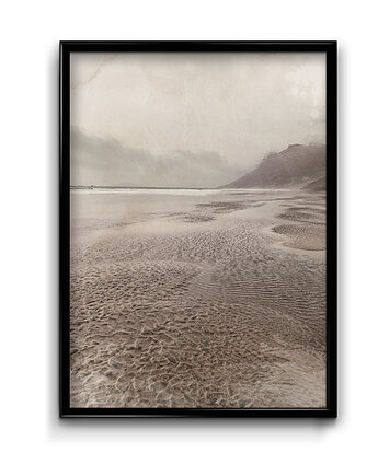 Plakat Sepia Morze, Bury Lis