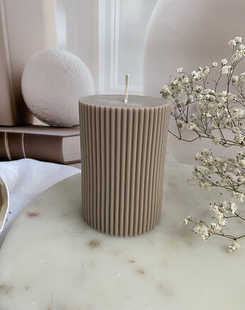 Świeca sojowa dekoracyjna walec "Linea" 84x70mm, Coccola JEWELLERY