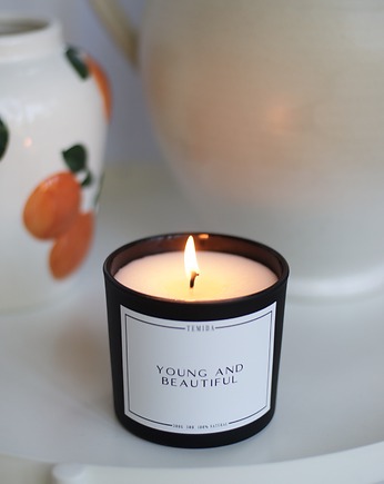 Świeca sojowa zapachowa Young and Beautiful, Temida Soy Candles