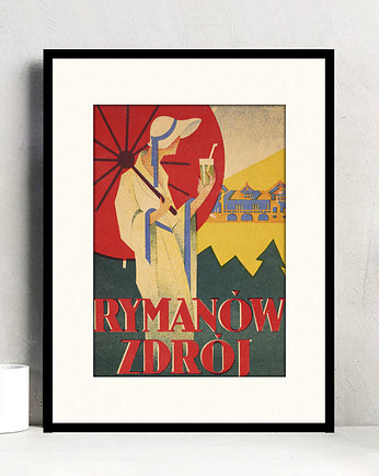 Rymanów Zdrój / grafika vintage, Szpeje