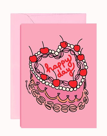 Kartka - Cake - Happy Day, IvoAdventures