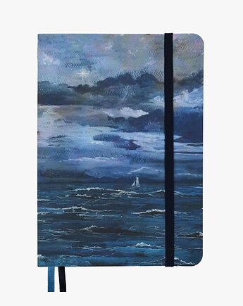 Sailor's Tale - notatnik A5, bullet journal, dziennik, planer w kropki, Devangari Art