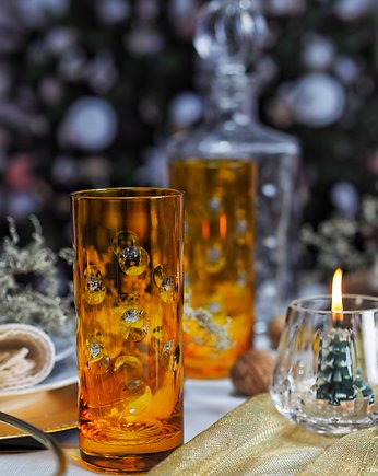 Komplet kryształowych szklanek do drinków napojów 6szt Kugle, Pekalla