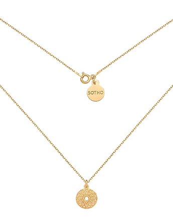 Złoty naszyjnik z medalionem, SOTHO