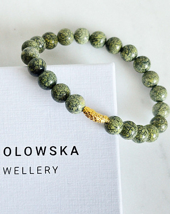 Bransoletka  męska Serpentynit, Chmolowska Jewellery