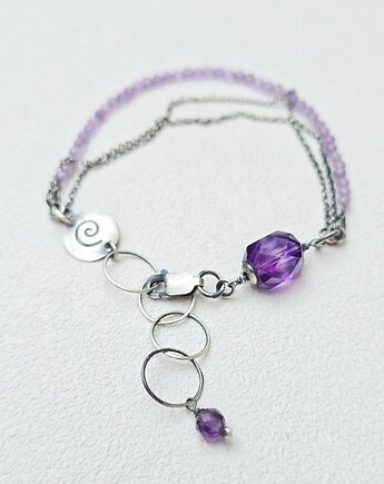 Bransoletka Ametystowa Delikatność, ILEA