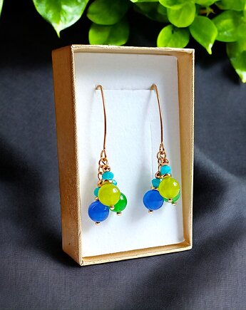 Kolczyki : summer BREEZE collection ::  53mm, kaktusia