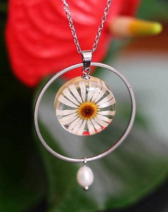 Naszyjnik z pereł i rumiankiem, Bioevgenika Jewelry
