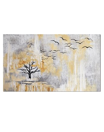 Drzewo /17/, nowoczesny obraz ręcznie malowany, Galeriai