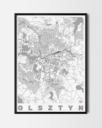 Plakat Olsztyn - CityArtPosters, CityArtPosters