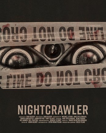 Plakat filmowy Nightcrawler (Wolny strzelec), OSOBY - Prezent dla chłopaka na urodziny
