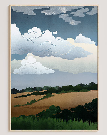Plakat Chmury nad Postominem, Weronika Reroń