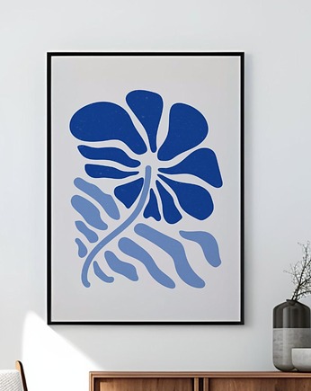 Plakat boho Kwiat na ścianę Minimalistyczny Plakat nowoczesny do salonu, Kalibri Arts