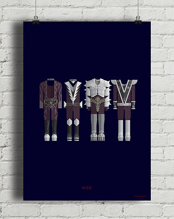 Plakat Kiss, minimalmill