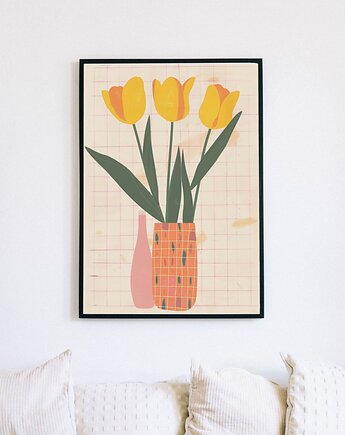 Plakat - Żółte tulipany 2, Harry Monkey