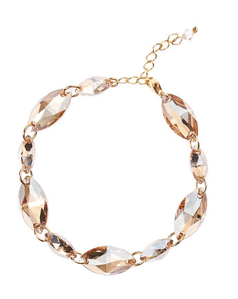 Srebrna bransoleta z kryształami marki Swarovski, Alessandra unique