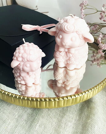 Wielkanocny zestaw/ Świece ekologiczne sojowe dekoracyjne owieczki, Coccola JEWELLERY