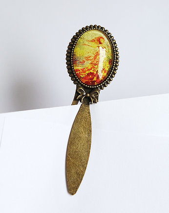 Zakładka do książki - Jesień - retro owal, yenoo