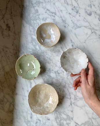 Zestaw 4 Ceramicznych Miseczek na Przekąski, Tapasy, Palo Santo, Maison Fragile