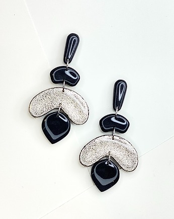 Kolorowe wiszące kolczyki BEA, Clayee