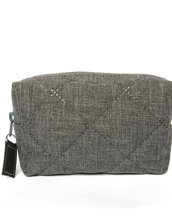 Grey Mini Pouch - pikowana kosmetyczka, sabi tatka