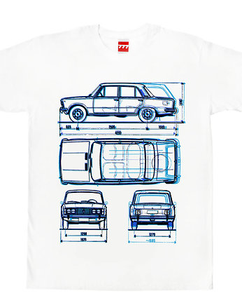 Koszulka FIAT 125 P tshirt, 777 Tshirts