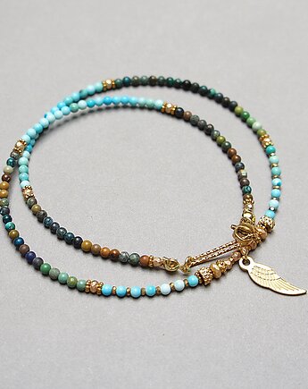 Turkus vol. 46 /choker/ 05.03.26 naszyjnik - Szlachetna kolekcja, KiKa pracownia