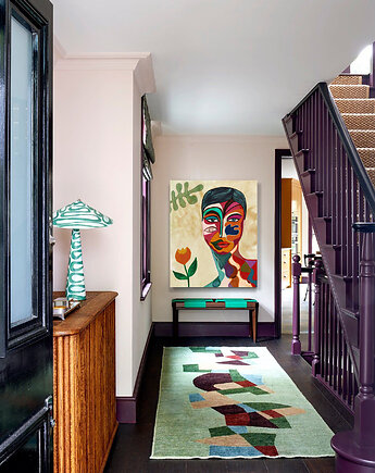 Abstract face - obraz na płótnie lub plakat, Dekoracje PATKA Patrycja Kita