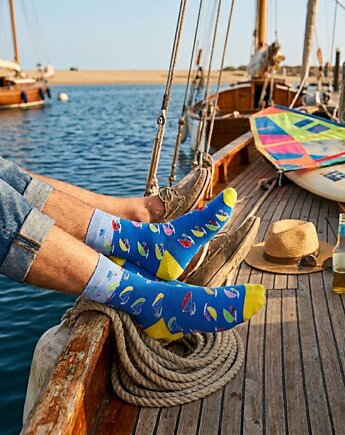 Kolorowe skarpetki Kite Surfing i Wind Surfing, 4LCK