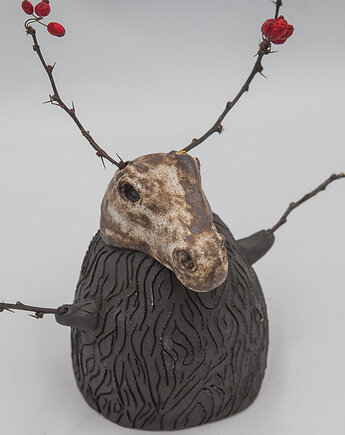 Leszy na kadzidła/tealight 2, błotko. pracownia ceramiki