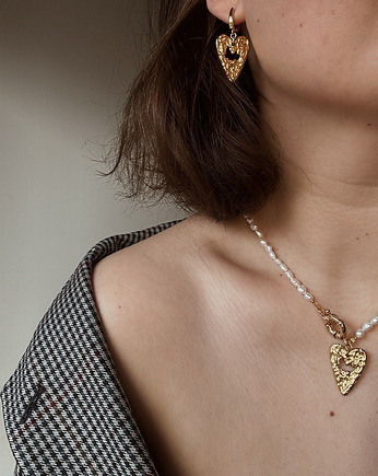 Naszyjnik z pereł naturalnych Serce, Chmolowska Jewellery
